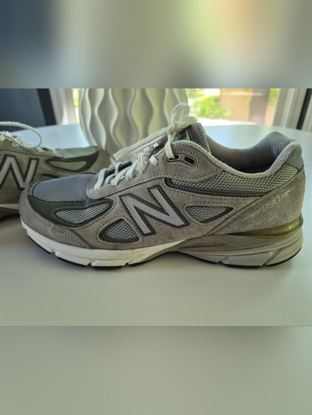New Balance 990 Women's Size 11 1/2 Grey Suede Athletic Shoes